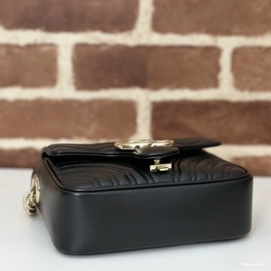 Hyper Peter handle Marmont mini GG GUCCI top bag-17*13*6CM 0730
